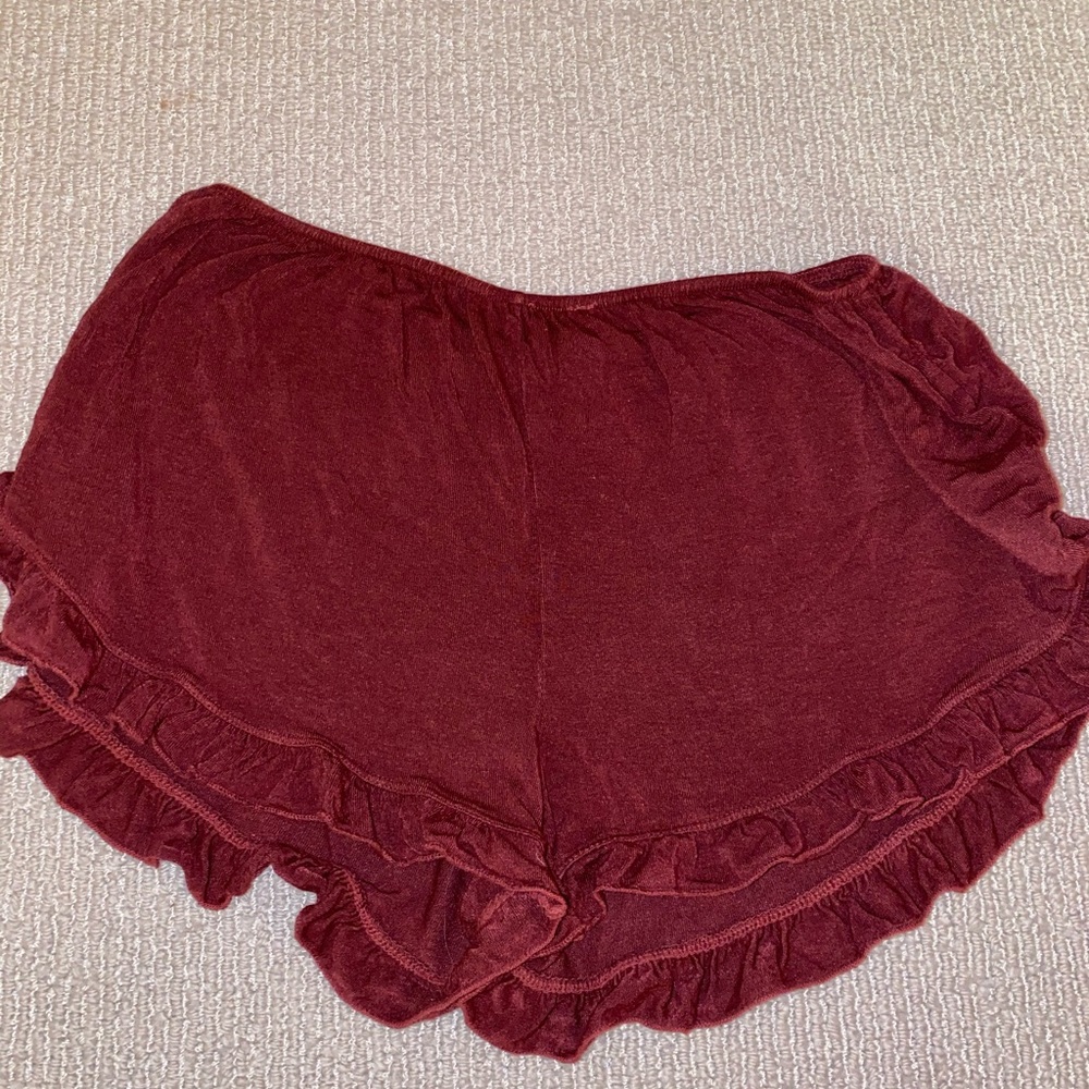 Brandy Melville Ruffle Shorts